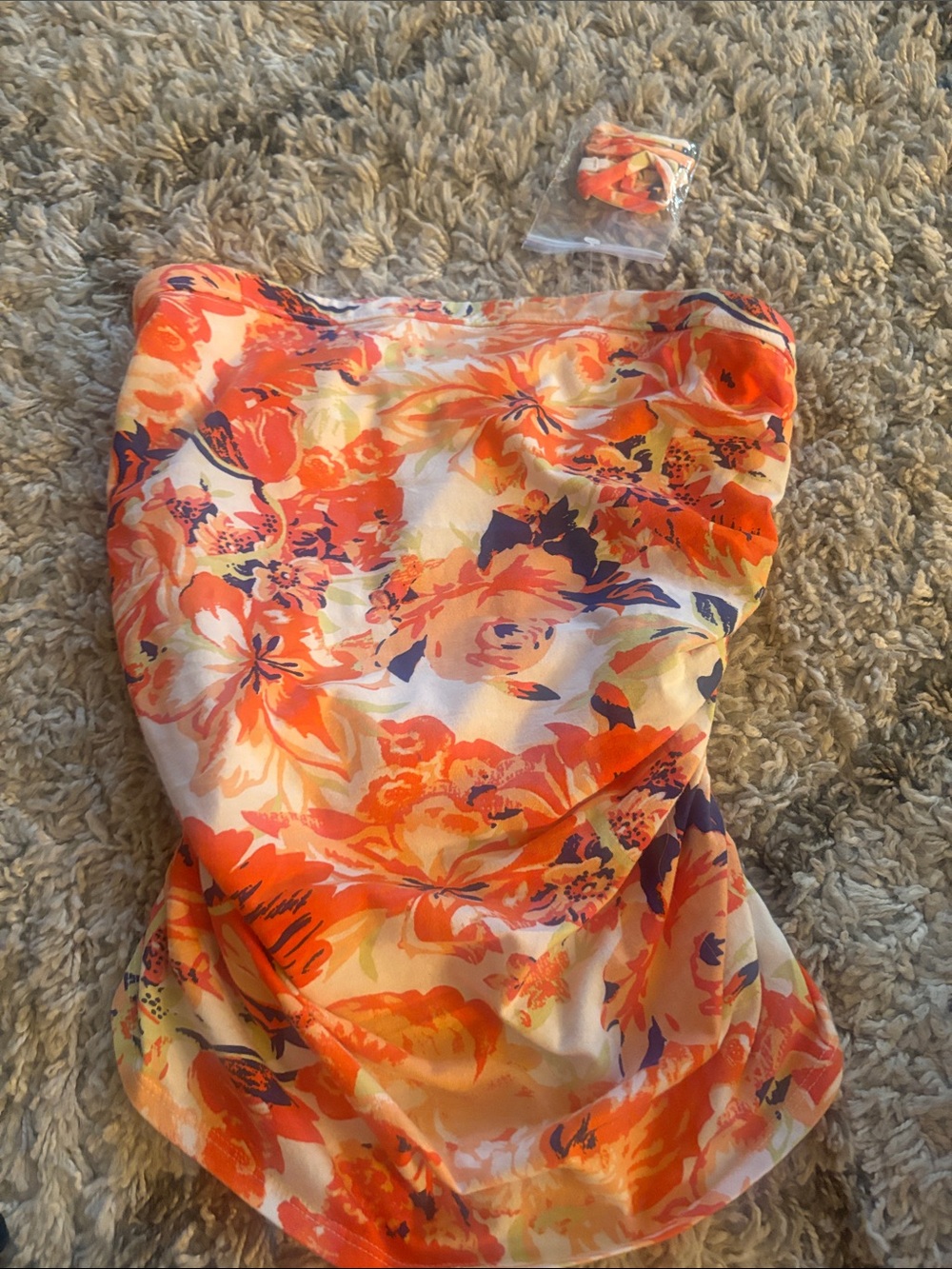 Maeve by anthropology floral tube top
